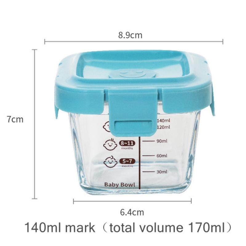 Baby Food Glass - 내열 보관함 스팍 3 in 1