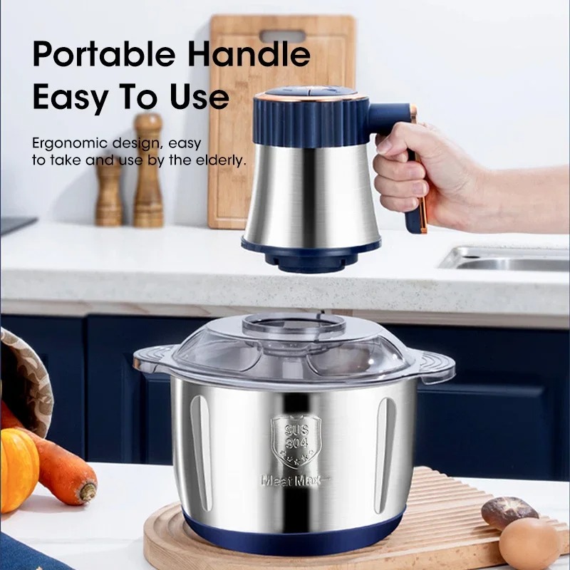 Baby Food Masher - 5L 대용량 전기 고기 분쇄기, 다기능