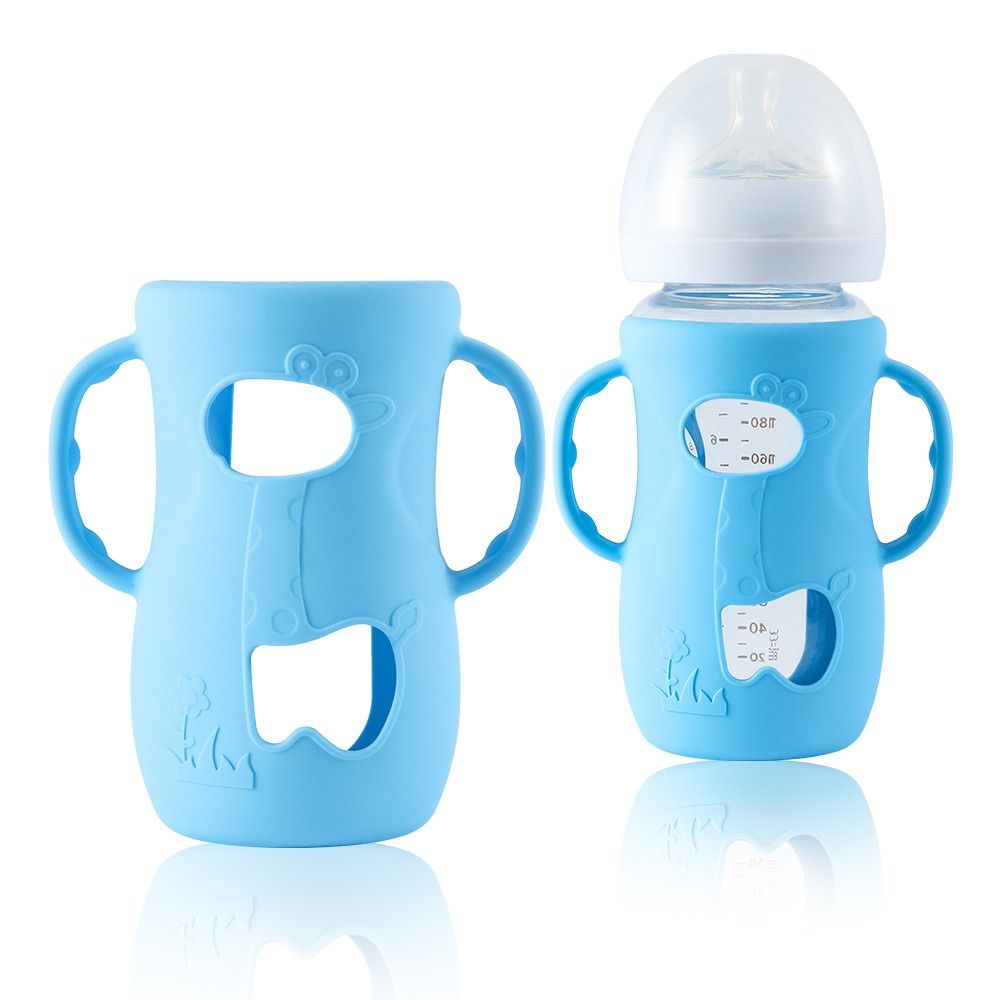 유니버설 아기 병 커버 손잡이가 있는 파손 방지 아기  - Baby Food Glass 리뷰 및 가격