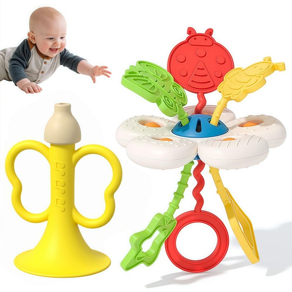 식품 등급 아기 감각 발달 장난감 부드러운 실리콘 트럼 - Baby Food For 1 Year Old 리뷰 및 가격