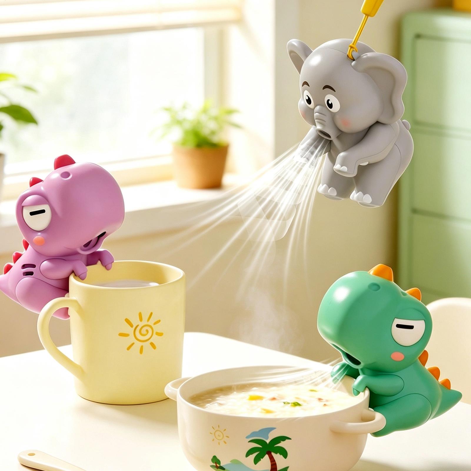 미니 코끼리 모양 휴대용 풍냉기 핸즈프리 컵 걸이형 블 - Baby Food For 1 Year Old 리뷰 및 가격