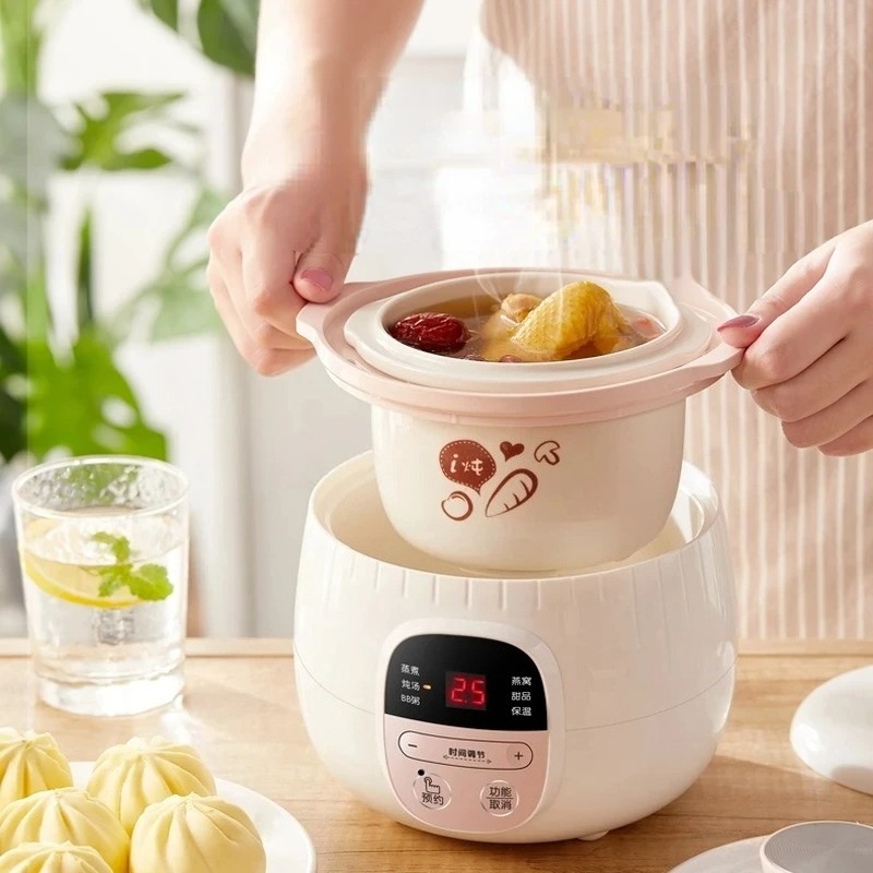 0.8L 아기용 죽 제조기 자동 세라믹 찜솥 200W  - Baby Food Steamer 리뷰 및 가격