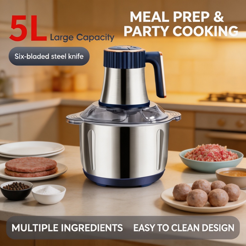 5L 전기 고기 분쇄기 304 스테인리스 스틸 식품 분 - Baby Food Masher 리뷰 및 가격