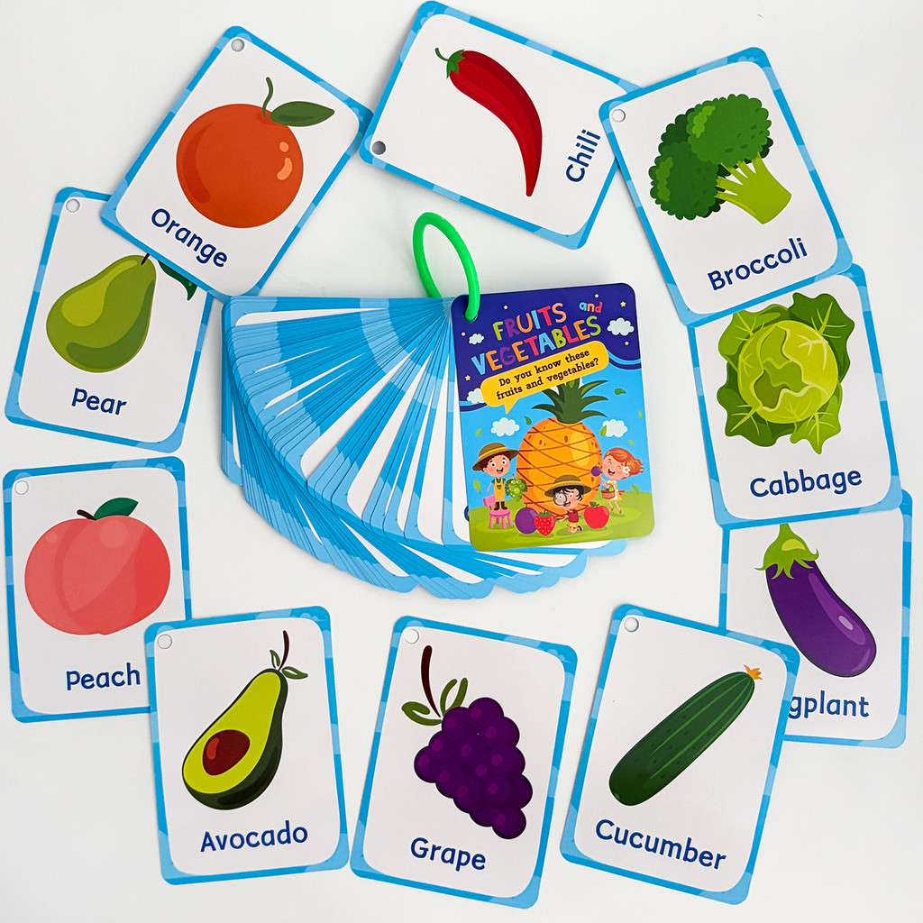 과일과 채소 어린이를 위한 영어 플래시카드 아기 인지  - Baby Food Age 리뷰 및 가격