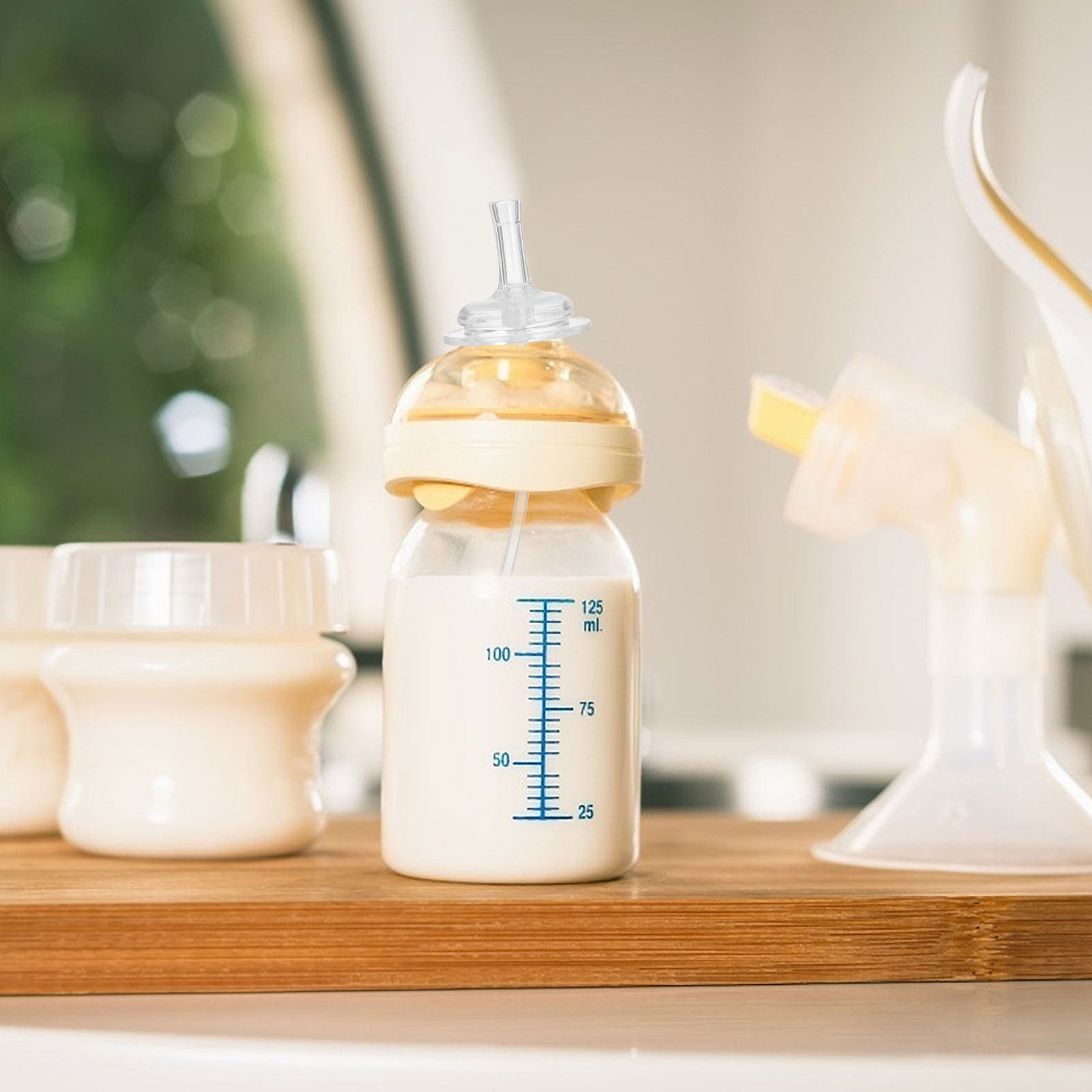 4개입 프리미엄 식품 등급 실리콘 아기 젖병 빨대 (넓 - Baby Food Glass 리뷰 및 가격
