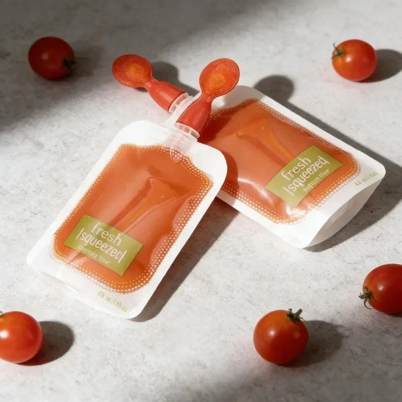 유기농 유아용 수유 파우치 50개 휴대용 스퀴즈 주스  - Baby Food Organic 리뷰 및 가격