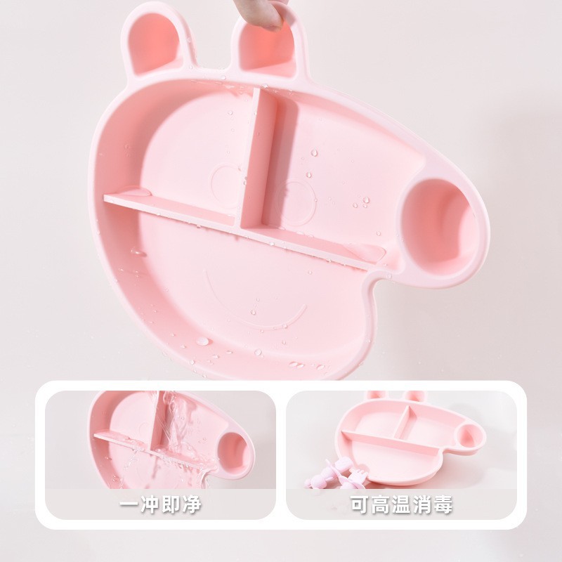 BPA 프리 만화 캐릭터 실리콘 분리형 접시, 아기 흡 - Plate Suction Toddler 리뷰 및 가격