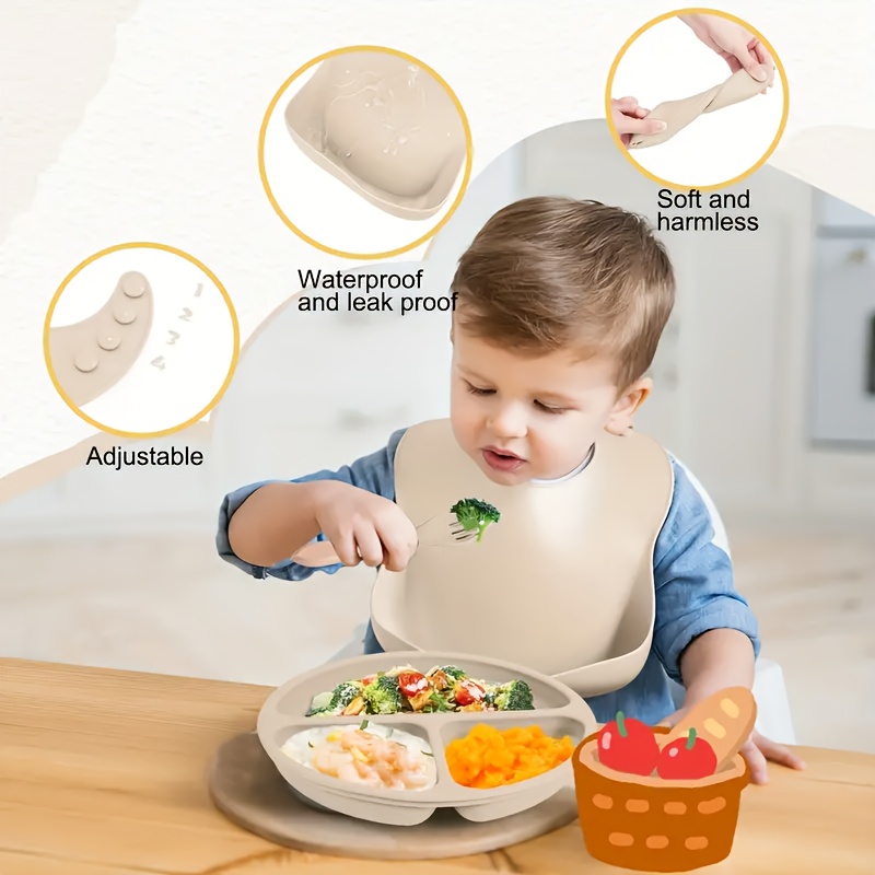 8종 실리콘 이유식 세트, 흡착식 그릇, 나눔 접시,  - Plate Suction Toddler 리뷰 및 가격