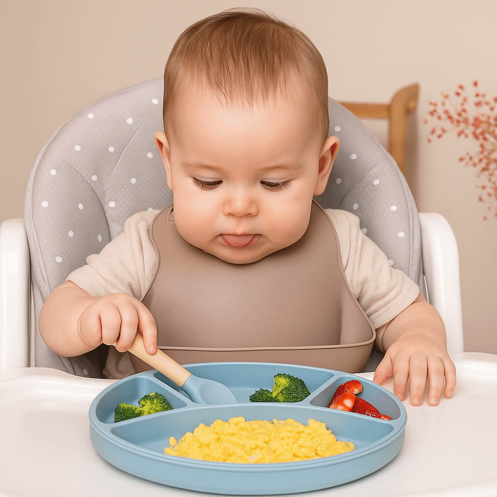 미끄럼 방지 실리콘 분할 접시 BPA 프리 유아용 식기 - Plate Suction Toddler 리뷰 및 가격