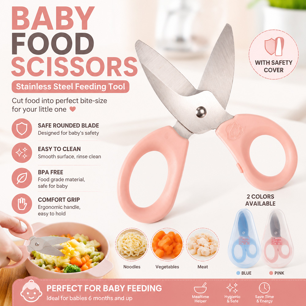 이유식 가위 스테인레스 스틸 아기 수유 가위 BPA 프 - Baby Food For 1 Year Old 리뷰 및 가격